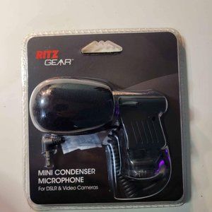 Ritz Gear mini condenser microphone for DSLR & Video Cameras